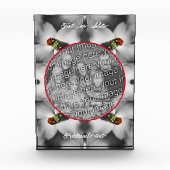 Ladybug op Dogwood gepersonaliseerd Uw toevoegen Fotoblokken (Voorkant)