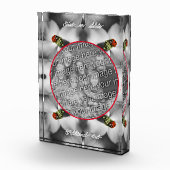 Ladybug op Dogwood gepersonaliseerd Uw toevoegen Fotoblokken (Rechts)