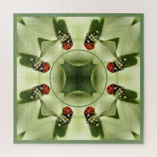 Ladybug op Dogwood Natuur Uw foto toevoegen Legpuzzel (Verticaal)