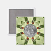 Ladybug op Dogwood Natuur Uw foto toevoegen Magneet (Voorkant / Achterkant)