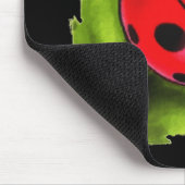 Ladybug op een lef muismat (Hoek)