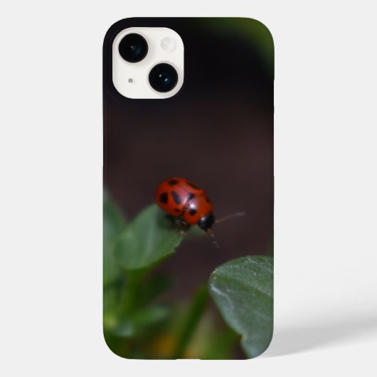 Ladybug op Flowers Case-Mate iPhone Case (Achterkant)