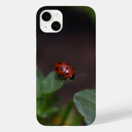 Ladybug op Flowers Case-Mate iPhone Case (Achterkant)