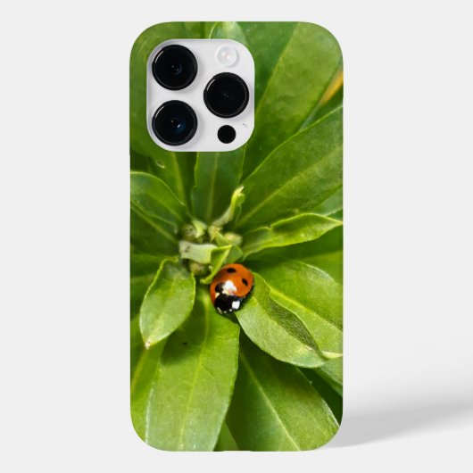 Ladybug op Flowers Case-Mate iPhone Case (Achterkant)