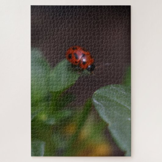 Ladybug op Flowers Legpuzzel (Verticaal)