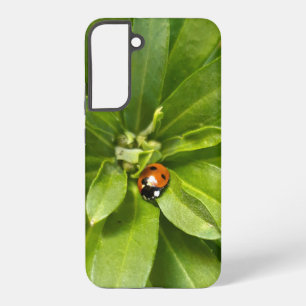 Ladybug op Flowers Samsung Galaxy Hoesje