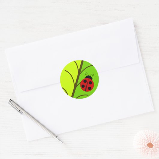 Ladybug op Stickers met lef (Envelop)