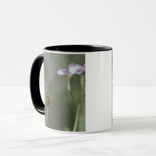 Ladybug op stoom mok (Voorkant links)