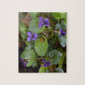 Ladybug op Sweet Violet Flowers Legpuzzel (Verticaal)
