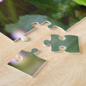 Ladybug op Sweet Violet Flowers Legpuzzel (Zijkant)