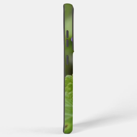 Ladybug op Sweet Violet Flowers Samsung Galaxy Hoesje (Rechterkant)