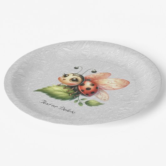 Ladybug Paper-Bord Papieren Bordje (Gekanteld)