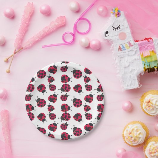 Ladybug Papier Borden Papieren Bordje (Feest)