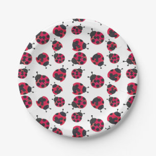 Ladybug Papier Borden Papieren Bordje