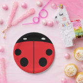 Ladybug Papieren Bordje (Feest)