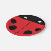 Ladybug Papieren Bordje (Gekanteld)