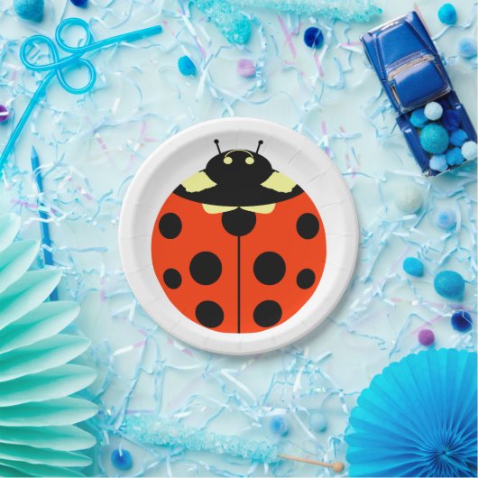 ladybug papieren bordje (Feest)