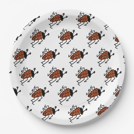 Ladybug Papieren Bordje (Voorkant)