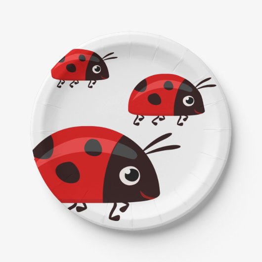 Ladybug Papieren Bordje (Voorkant)
