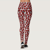 Ladybug Parade op White Leggings (Achterkant)
