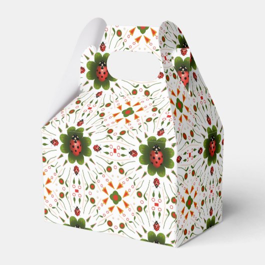 Ladybug Party Bedankdoosjes (Achterkant)