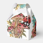 Ladybug Party Favor Treat Box Bedankdoosjes (Achterkant)