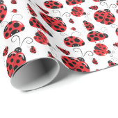Ladybug Party Gift Wrapping Paper Cadeaupapier (Rol Hoek)