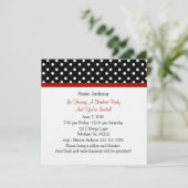 Ladybug Party-uitnodigingen Kaart (Staand voorkant)