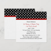 Ladybug Party-uitnodigingen Kaart (Voorkant / Achterkant)