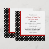 Ladybug Party-uitnodigingen Kaart (Voorkant / Achterkant)