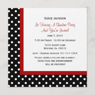 Ladybug Party-uitnodigingen Kaart