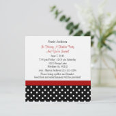 Ladybug Party-uitnodigingen Kaart (Staand voorkant)