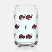 Ladybug-patroon Blikvorm Glas (Rechts)