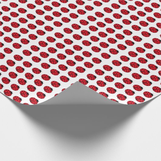 Ladybug-patroon Cadeaupapier (Hoek)