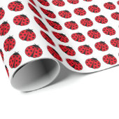 Ladybug-patroon Cadeaupapier (Rol Hoek)