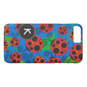 Ladybug-patroon Case-Mate iPhone Case (Achterkant (Horizontaal))