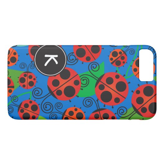 Ladybug-patroon Case-Mate iPhone Case (Achterkant (Horizontaal))