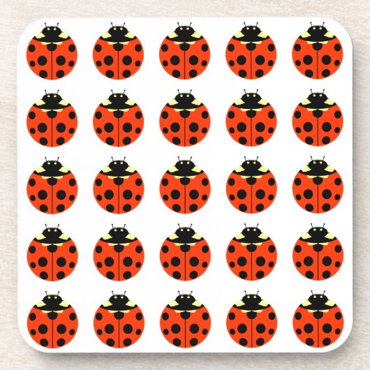 ladybug-patroon drankjes onderzetter (Voorkant)