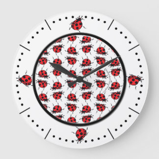 Ladybug Patroon Grote klok