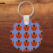 ladybug-patroon sleutelhanger (Voorkant)