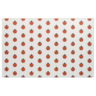 ladybug-patroon stof
