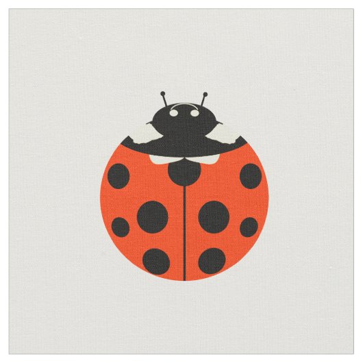 ladybug-patroon stof (Close Up)
