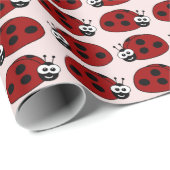 Ladybug Pattern Cadeaupapier (Rol Hoek)