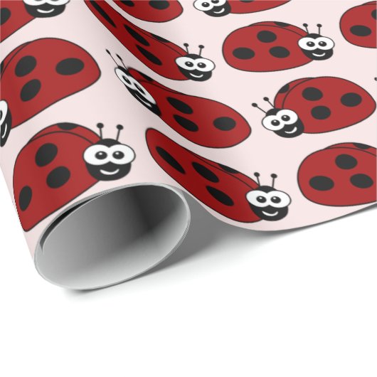 Ladybug Pattern Cadeaupapier (Rol Hoek)