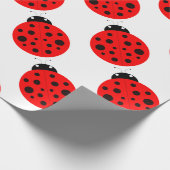 Ladybug Pattern Cadeaupapier (Hoek)