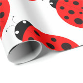 Ladybug Pattern Cadeaupapier (Rol Hoek)