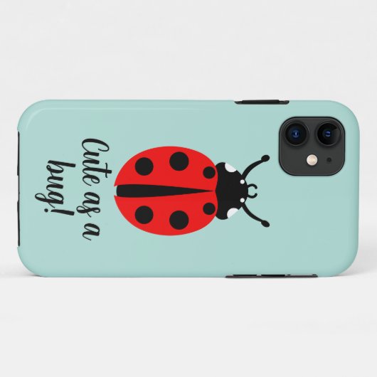 Ladybug Pattern Case-Mate iPhone Case (Achterkant (horizontaal))