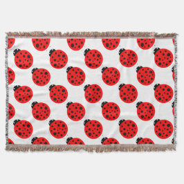 Ladybug Pattern Deken