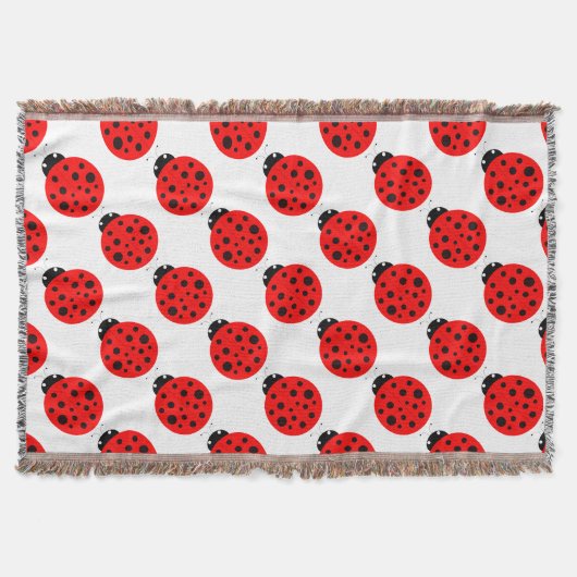 Ladybug Pattern Deken (Voorkant)