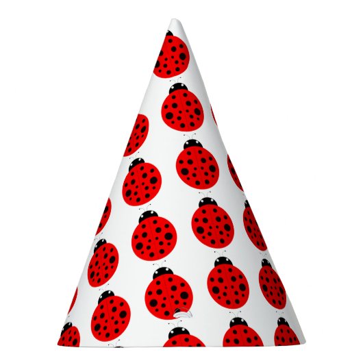 Ladybug Pattern Feesthoedjes (Rechts)